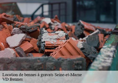 Location de bennes à gravats 77 Seine-et-Marne  VD Bennes