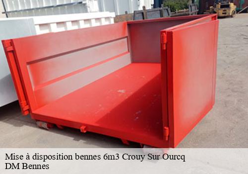 Mise à disposition bennes 6m3  crouy-sur-ourcq-77840 DM Bennes