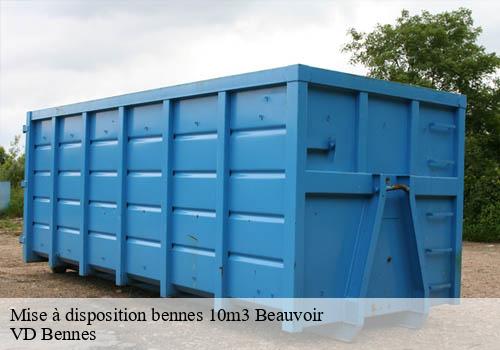 Mise à disposition bennes 10m3  beauvoir-77390 VD Bennes