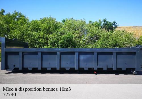 Mise à disposition bennes 10m3  nanteuil-sur-marne-77730 DM Bennes