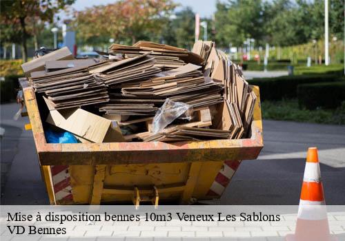 Mise à disposition bennes 10m3  veneux-les-sablons-77250 VD Bennes