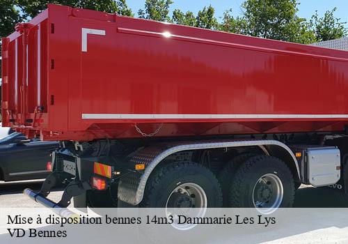 Mise à disposition bennes 14m3  dammarie-les-lys-77190 VD Bennes