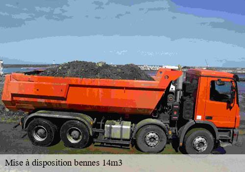 Mise à disposition bennes 14m3  grandpuits-bailly-carrois-77720 VD Bennes