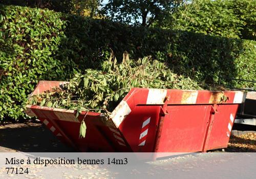 Mise à disposition bennes 14m3  neufmontiers-les-meaux-77124 VD Bennes