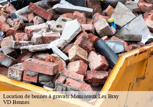 Location de bennes à gravats  mousseaux-les-bray-77480 VD Bennes