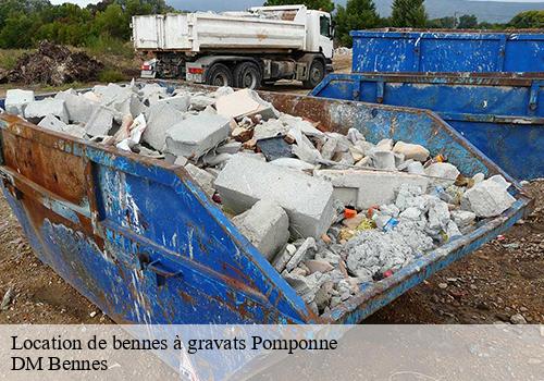 Location de bennes à gravats  pomponne-77400 DM Bennes