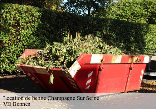 Location de benne  champagne-sur-seine-77430 VD Bennes