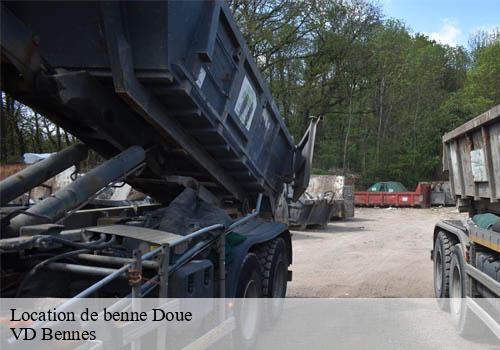 Location de benne  doue-77510 VD Bennes