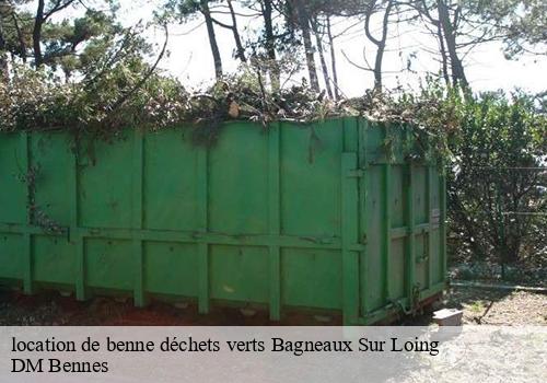 location de benne déchets verts  bagneaux-sur-loing-77167 DM Bennes