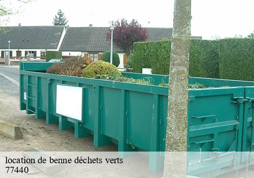 location de benne déchets verts  dhuisy-77440 DM Bennes