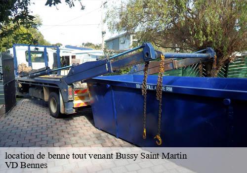 location de benne tout venant  bussy-saint-martin-77600 VD Bennes