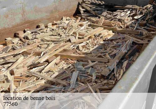 location de benne bois  champcenest-77560 DM Bennes