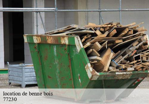 location de benne bois  juilly-77230 VD Bennes