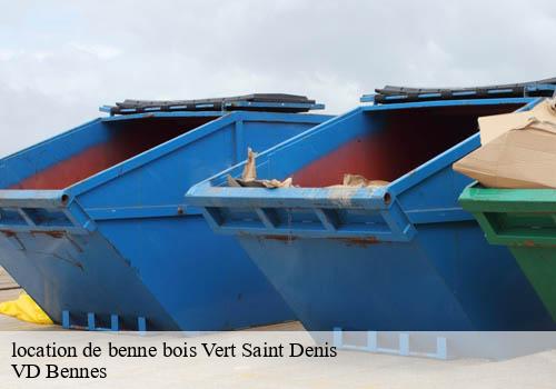location de benne bois  vert-saint-denis-77240 VD Bennes