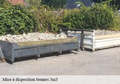 Mise à disposition bennes 3m3  chalautre-la-grande-77171 DM Bennes